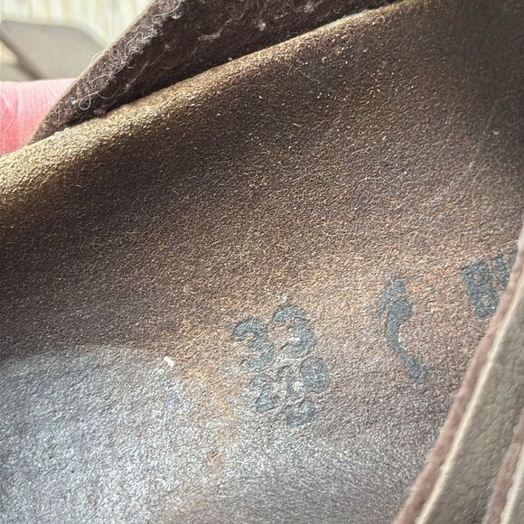 Birkenstock Gizeh Sandal Brown Sz33 - Picture 11 of 12
